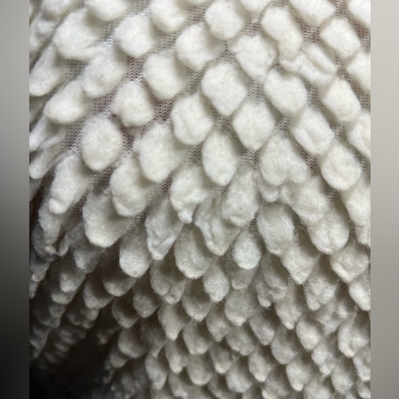 Ann Taylor Grey Cream Textured Wool Sweater size S - Picture 3 of 8